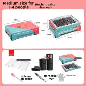 Disposable Portable Charcoal Grill