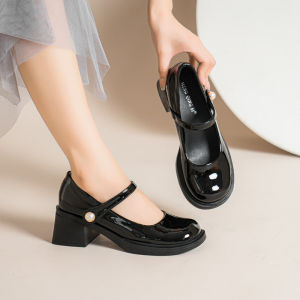 MIFEI | Pearl Mary Jane New Autumn French Hepburn Style High Heel Shoes