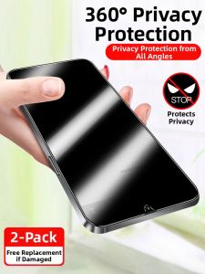 JLD | Anti-Peep & Anti-Drop Tempered Screen Protector for OPPO A58x/A57/A56s/A56