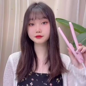 Portable Hair Straightener & Ceramic Curling Iron - Compact Dual-Function Styling Tool For Straight & Curly Hair