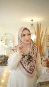 Hijab Bergo instan Motif Premium jilbab instan terbaru l Bergo Printing Syari Muslim Wanita Syari