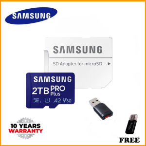 100% Original (Free Card Reader) (Free Shipping) SAMSUNG-tarjeta de vídeo PRO Plus microSD/TF de 128GB 256GB 512GB 1024GB 1TB 2000GB  microSD de 128gb tarjeta Flash TF de 512GB tarjetas SD de 1TB para teléfono