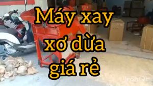 Máy băm nghiền xơ dừa làm giá thể