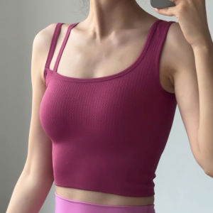 Áo Tập Yoga Nữ Chuyên Nghiệp Có Đệm Ngực Đồ Lót Thể Thao Chống Sốc Khi Chạy Mặc Ngoài Trời Áo Ngực Thể Thao Dây Đeo