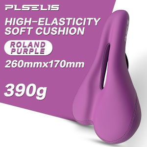 PLSELIS | Plselis mountain bike cushion cross-country bike saddle thick and soft high resilience sponge shock absorption ergonomics.