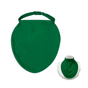 Ehucon Soft Ice Silk Patient Care Neck Apron Breathable Lightweight Neck Tracheostomy Protector