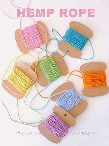 Colorful Hemp Rope Balloon Tie Party Decoration Birthday Gift Wrapping Ins Style Photo Prop Versatile Multicolor Decorative Rope