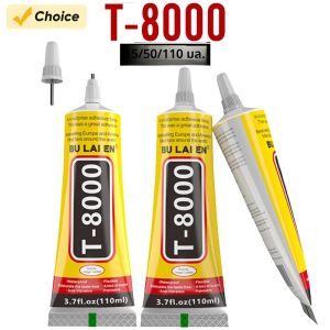 15/50/110ML T8000 กาวกาวสําหรับซ่อมโทรศัพท์เครื่องประดับหัตถกรรมส่วนประกอบอิเล็กทรอนิกส์ซีล T-8000 Sealant