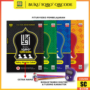 Iqro Milenial Berwarna Qrcode Untuk Ngaji Anak 1 Sampai 6 Ukuran Besar Lengkap Full Warna Plus Video