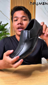 Sepatu Pantofel Pria Slip On Kulit Pu Leather Sepatu Formal