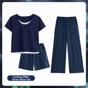 Padded Sleeveless Summer Sleepwear Set