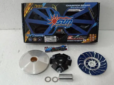 SUN RACING PULLEY SET WITH DRIVE FACE FOR HONDA CLICK 125