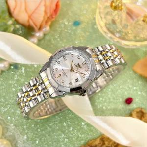 OPK Jam Tangan Wanita Terbaru 2024 Anti Air Original Kalender Mewah Simple Korea Stainless Steel Cewek Aesthetic