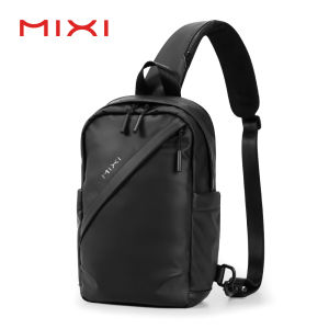 Mixi Sling Bag Small Casual Daypack Crossbody Chest Bag One Shoulder Travel Backpack Waterproof Lightweight Versatile