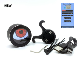 Bicycle Dynamic Devil Eyes LED Light Motorcycle Taillight Bike Scooter Waterproof  Charging Taillight Motorbike Retrofit Kit