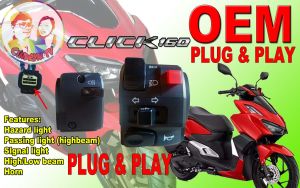 OEM Switch for Honda Click Plug and Play 100% 125i and 150i v2 | v3 | C160i