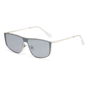 Metal Frame One-piece Sunglasses Fashionable And High-end  Sunglasses For Square And Round Faces For Women And Men 2507