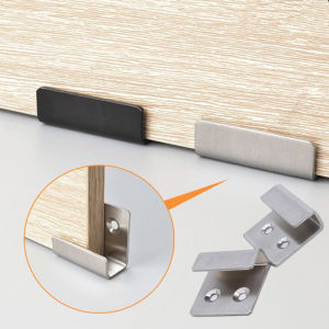 5Pcs U Shape Tile Hanger Stainless Steel Wall Tile Bracket Tile Billboard Picture Frame Wall Display Wall Hook Hanger Brackets