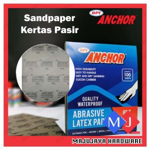 ANCHOR Waterproof Abrasive Latex Paper Sand Paper DPI Kertas Pasir Gosok Body Motor & Kereta 砂纸 Water Proof Sandpaper