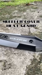 【24H SHIP】Glossy Double Color Honda Click V2 V3 150i 125i Heat Guard Muffler Protector Double Color New Muffler Cover Motorcycle