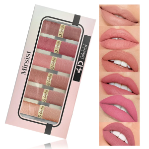 6 Chiếc Nhung Matte Bộ Son Môi Dành Cho Nữ Lâu Dài Chống Thấm Nước Không Dính Dưỡng Ẩm Lip Tint Đựng Mỹ Phẩm Trang Điểm Gợi Cảm Màu Môi