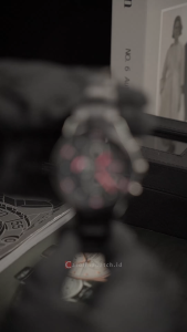 Jam Tangan Pria Alexandre Christie Chronograph AC 6647 MCBIPBARE Black Dial & Stainless Steel Strap