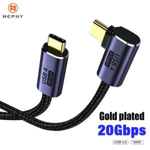 Cáp USB4.0 20Gbps Thunderbolt 3 USB C To C 2/3m Hỗ Trợ Sạc Nhanh PD 100W 5A Truyền Dữ Liệu Và Sạc Nhanh Cho MacBook Pro Hỗ Trợ 8K 60Hz
