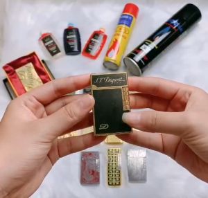 BẬT LỬA DUPONT M-18 CHỮ D XÀI GAS