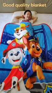 JIOM Kumot Cotton Malambot Childrens Cartoon Pattern Super Soft Blanket For Four Season