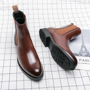 NUDANLAI | Winter Fleece Chelsea Boots