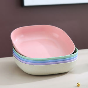 than Disposable Paper Tray Environmental-Friendly Picnic Plate Bone Dish Cake Plate High Temperature Resistant Food Grade Plastic Dish Dish