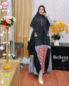 SALE!!! BELLEZA Syari Gamis Set Khimar Gaun Dress Premium by Bungas Fashion