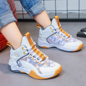 shoes for kids Korean high up basketball shoes wear resistant rubber sneakers shoes for kids size 30-39