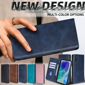 Wallet With Card Slots Holder Magnetic Flip Leather Case for Samsung Galaxy S24 FE galaxy M55 C55 5G Protective Cover Book Case