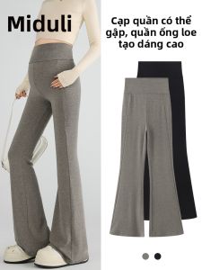 MIDULI | Quần Dài Cho Bà Bầu Mỏng Thoáng Mát Hợp Mùa Xuân Hè Ôm Bụng Đảm Bảo Sự Thoải Mái