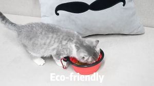 Collapsible Dog BowlCollapsible Dog Water Bowls for Cats Dogs Portable Pet Feeding Watering DishPortable Dog Water Food Bowl with Carabiner