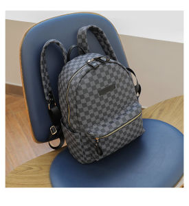 กระเป๋าเป้สะพายหลังลายสก็อตแบบยูนิเซ็กซ์ กระเป๋าใส่โน้ตบุ๊กแบบทนทานสำหรับนักเรียนวิทยาลัย กระเป๋าสะพายข้างแบบลำลองสำหรับผู้ชายและผู้หญิง