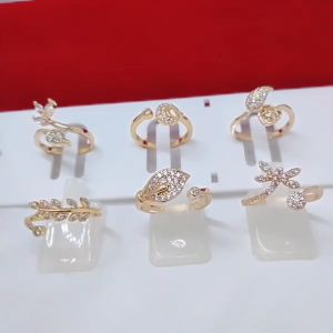Cincin Fleksibel Wanita Aksesoris Fashion Awet Tahan Lama Anti Karat Cocok Untuk Harian G8-C2