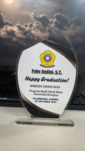 Plakat Akrilik Custom Stiker Souvenir Kenang Kenangan Hadiah Kejuaraan dan Penghargaan Trophy Vandel Akrilik Custom Stiker