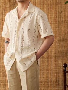 Versatile Summer Openwork Casual Shirt