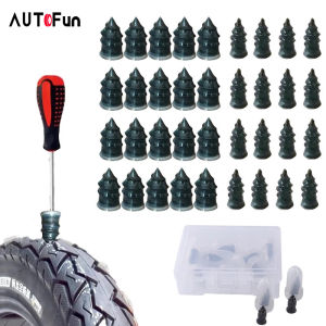 AUTOFun Vacuum Ban Perbaikan Universal Tubeless Karet Kuku untuk Mobil Truk Sepeda Motor Skuter Sepeda Ban