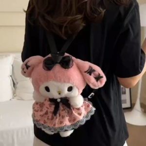 BJ67562 - PINK/GRAY/BLACK TAS RANSEL BONEKA LUCU BACKPACK PUNGGUNG TAS WANITA FASHION IMPORT MODIS ELEGAN TERMURAH TERLARIS TERBARU BAGSTORE JAKARTA TAS BATAM ZCJ7562