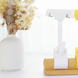 Pemegang Label Harga Iklan POP Rak Pajangan Stand Up Stand Klip Jempol Klip Harga Papan Promosi Khusus Klip Tetap