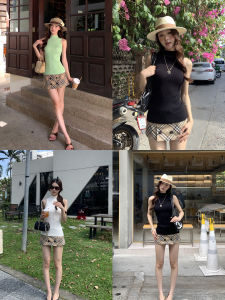 Off-Shoulder Elegant Knit Vest Womens Top