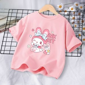 Girls Summer Cotton Sportswear Short Sleeve Outfit Cute Childrens Clothing Set Baby Kids Fashionable Clothes Ensemble
