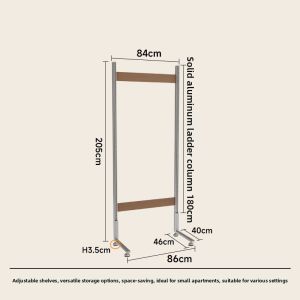 ALEDAN | No-Drill Adjustable Display Shelf