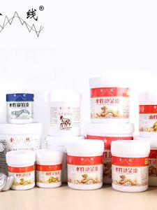 100ml Gold Acrylic Paint: A Versatile Choice for Wood & Leather Projects