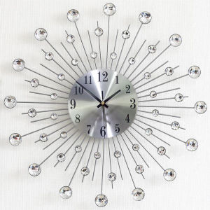 Elegant Wall Clock Fashion 3D Creative Wall Clock Diameter 50CM Modern Design Circular Clock Home Decoration