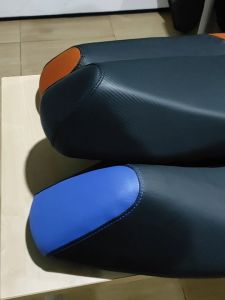 Sarung Jok Motor Kombinasi Warna NMAX PCX Vario Scoopy Beat Cover Seat Anti Bocor Tanpa Staples