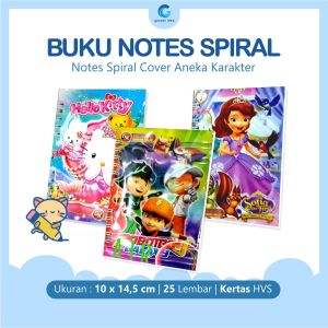 Buku Spiral Karakter Anak Buku Tulis Spiral Anak